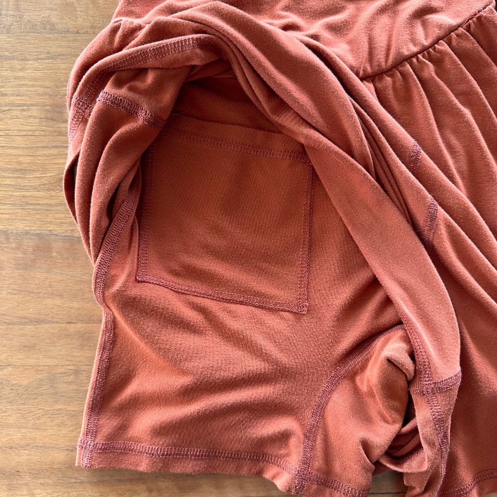 Imbodhi Lila Shorts Yoga Activewear Romper - Clay Xs — image 8 of 8